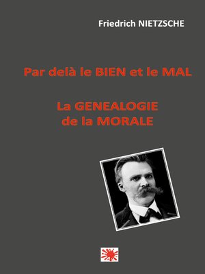 cover image of Par delà le bien et le mal — La généalogie de la morale
